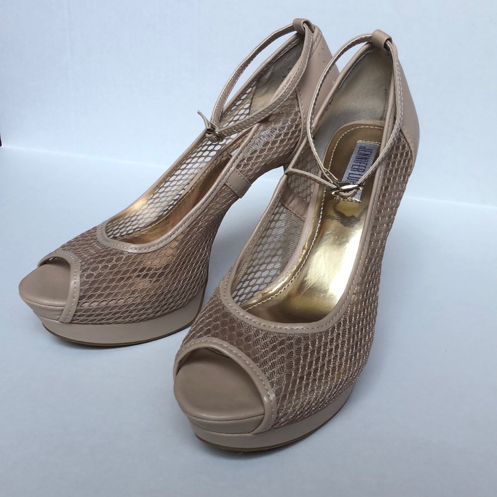 Jennifer Lopez heels with mesh